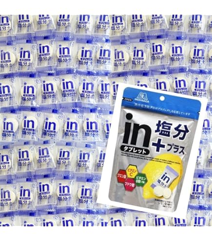 Amazon | 森永製菓 inタブレット塩分プラス グレープ味 ×6袋
